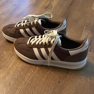 Adidas Run 70’s 2.0 Chocolate Brown and White Sneakers
